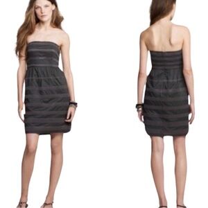J. CREW Strapless Tone on Tone Dress